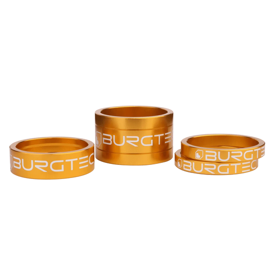 Kit distanziale sterzo BURGTEC 1"1/8 Oro