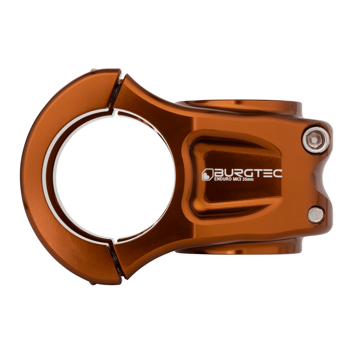 Attacco manubrio BURGTEC ENDURO MK3 bronzo — vista laterale