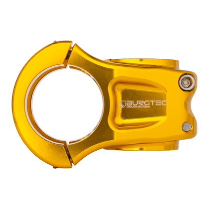 Attacco manubrio BURGTEC ENDURO MK3 oro — vista laterale