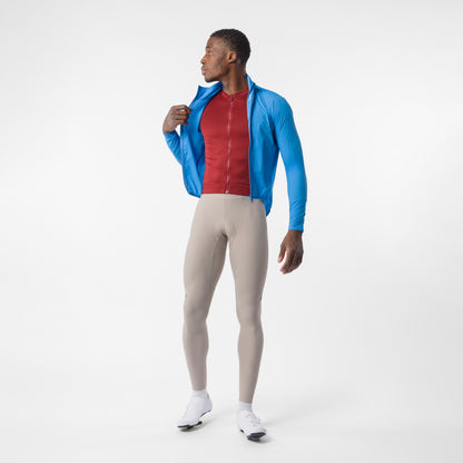 Giacca CASTELLI Transition Air blu – indossata aperta