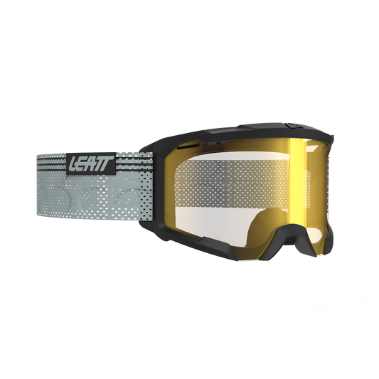 Maschera LEATT VELOCITY 4.0 MTB X-FLOW Grigio/Nero Lente Iriz Bronzo 68 VLT