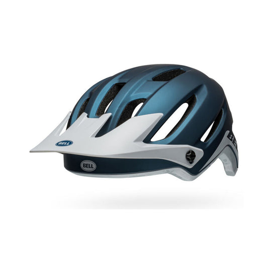 Casco MTB BELL 4FORTY MIPS blu/grigio — vista rivolta a sinistra