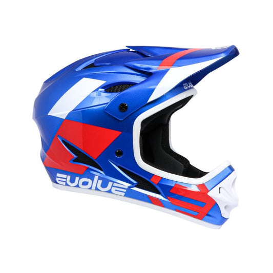 Casco Evolve Storm blu e rosso