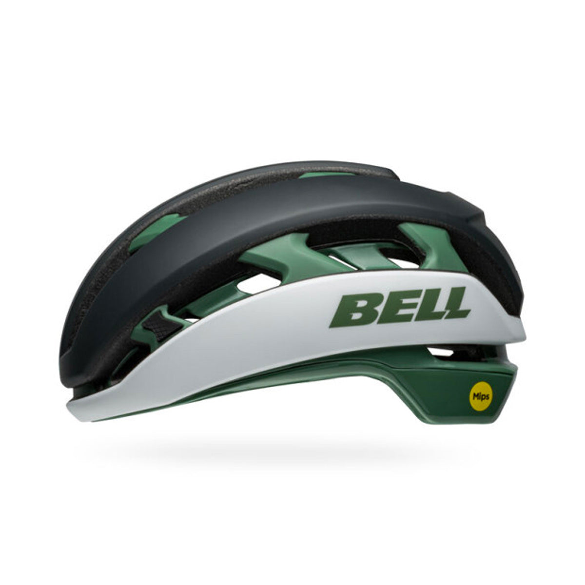 Casco da strada BELL XR SPHERICAL Verde/Nero/Bianco