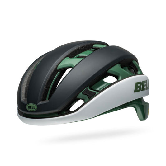 Casco da strada BELL XR SPHERICAL Verde/Nero/Bianco