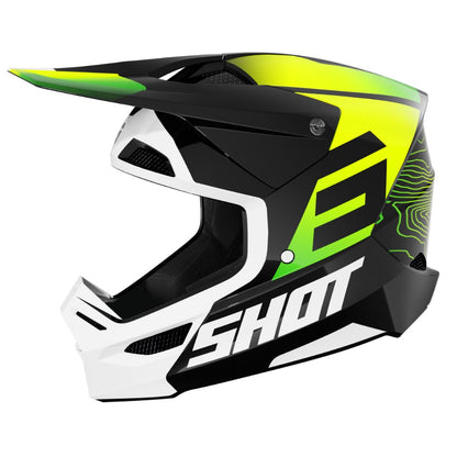 Casco BMX SHOT FURIOUS Apex giallo fluo