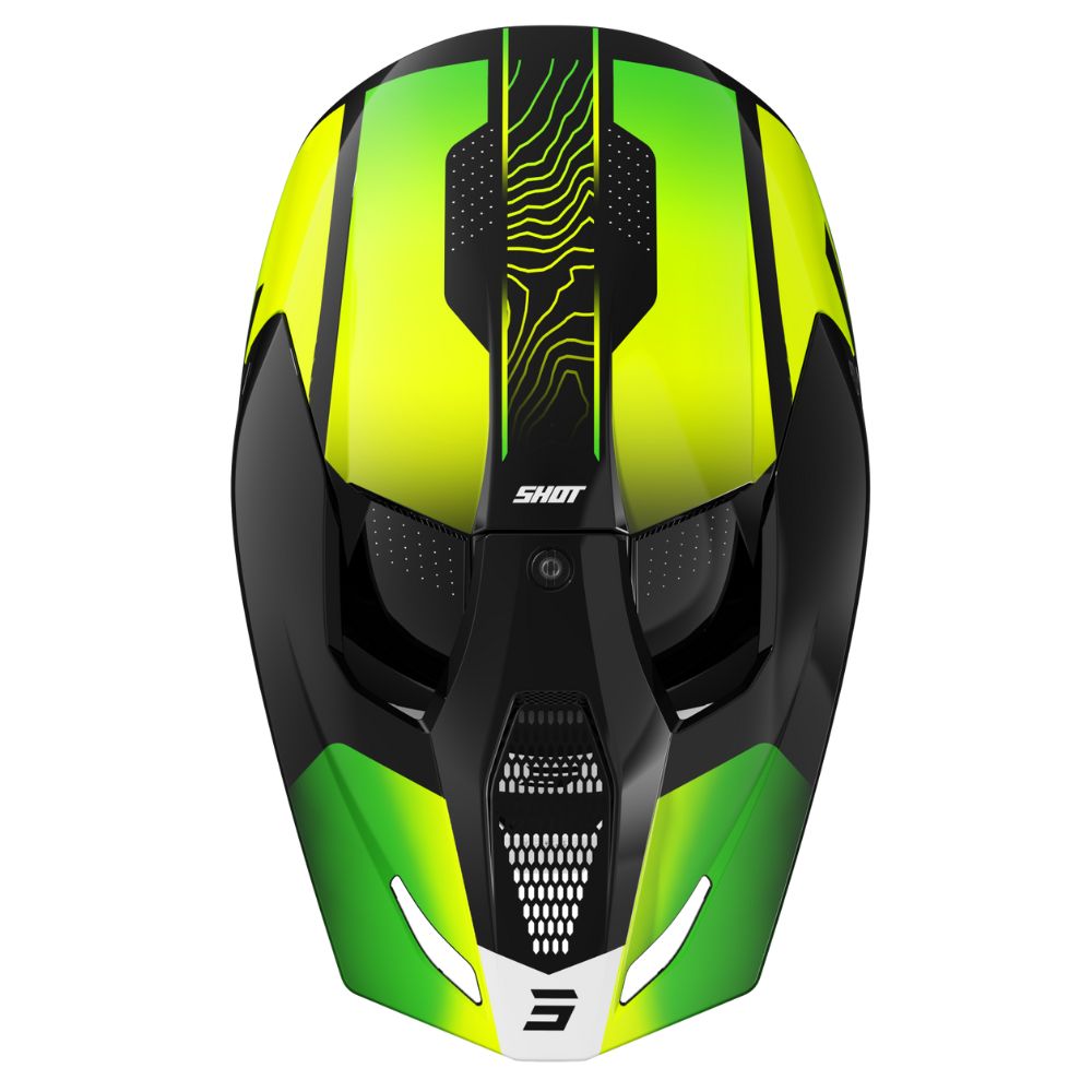 Casco BMX SHOT FURIOUS Apex giallo fluo