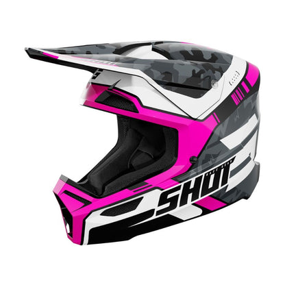 Casco BMX SHOT FURIOUS Flash Rosa Lucido