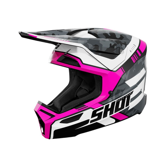 Casco BMX SHOT FURIOUS Flash Rosa Lucido