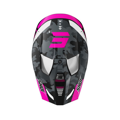 Casco BMX SHOT FURIOUS Flash Rosa Lucido