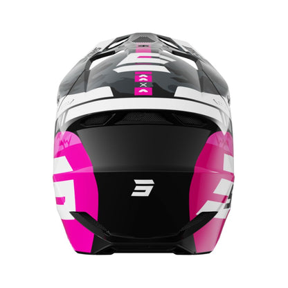 Casco BMX SHOT FURIOUS Junior Flash Rosa Lucido