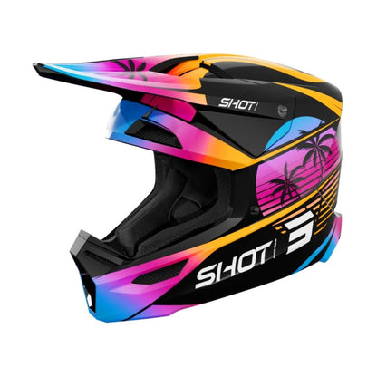 Casco BMX SHOT FURIOUS Junior Miami Arancione Lucido