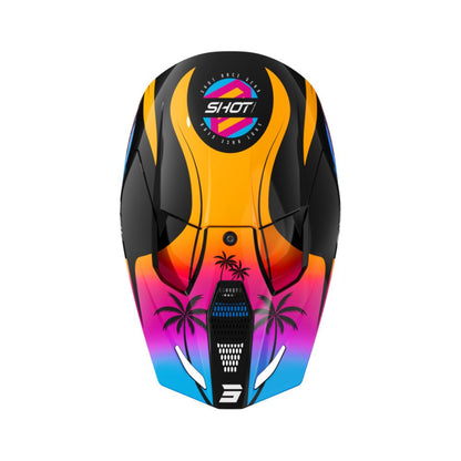Casco BMX SHOT FURIOUS Junior Miami Arancione Lucido
