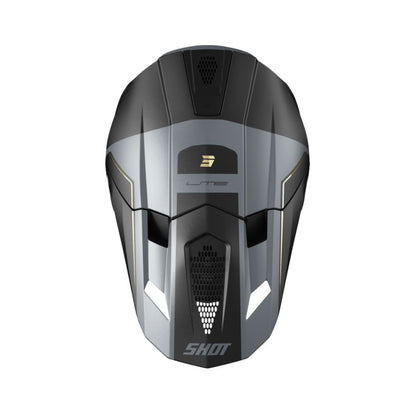 Casco BMX SHOT LITE S10 Nero Grigio Opaco
