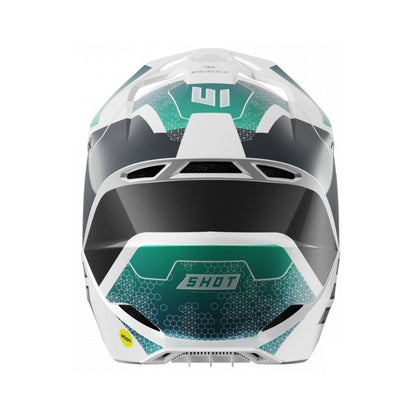 Casco BMX SHOT RACE Phaser Blu Turchese Perlato