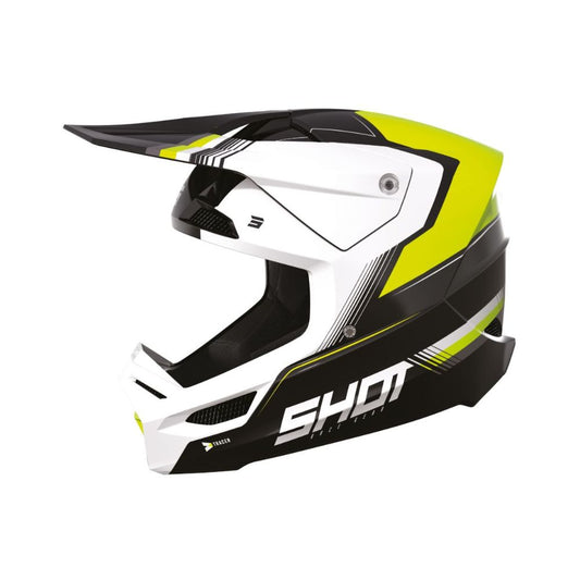 Casco BMX SHOT RACE Tracer Giallo Neon