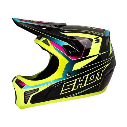 Casco BMX SHOT ROGUE Level Giallo Neon/Rosa Perlato