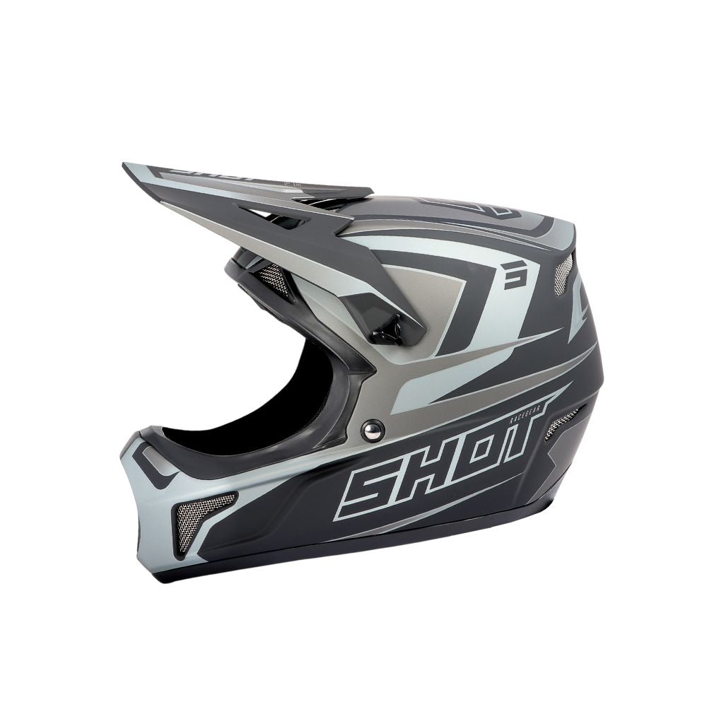 Casco BMX SHOT ROGUE Junior Level Nero Opaco