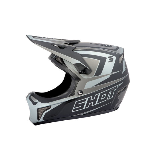 Casco BMX SHOT ROGUE Junior Level Nero Opaco