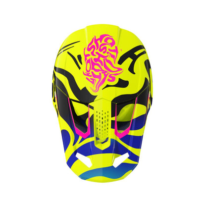 Casco BMX SHOT SPEED Junior Ghost Giallo Neon Lucido