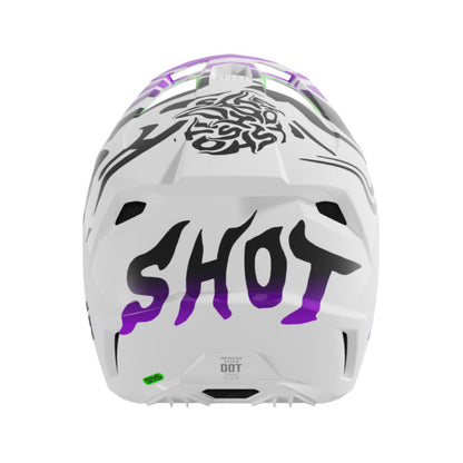 Casco BMX SHOT SPEED Junior Ghost Viola Lucido