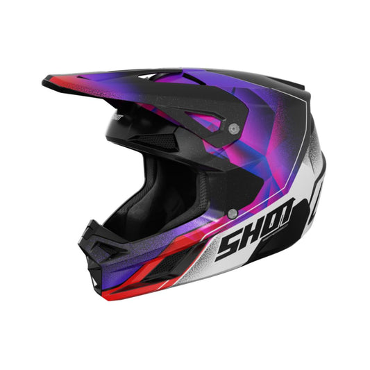 Casco BMX SHOT SPEED Junior Olymp Purple Pearly