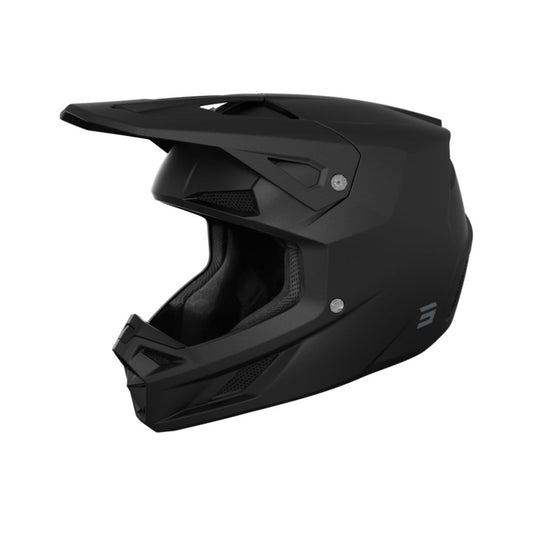 Casco BMX SHOT SPEED Solid Black Matt
