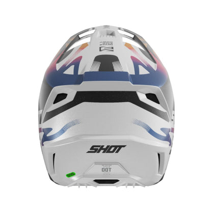 Casco BMX SHOT SPEED Wave Nero Bianco Perlato