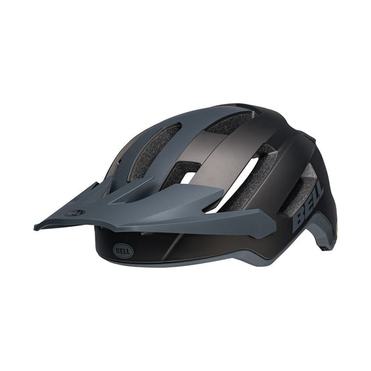 Casco MTB BELL 4FORTY AIR MIPS nero/grigio — vista rivolta a sinistra