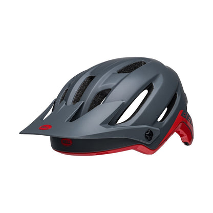 Casco MTB BELL 4FORTY grigio/rosso — vista rivolta a sinistra