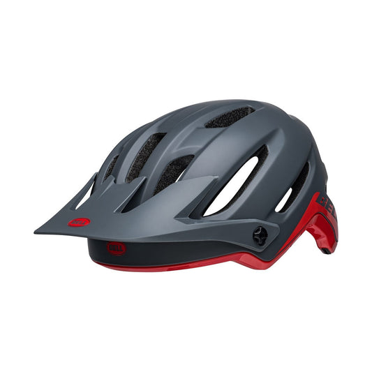 Casco MTB BELL 4FORTY grigio/rosso — vista rivolta a sinistra
