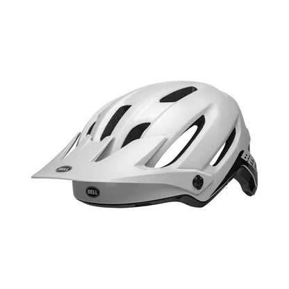 Casco MTB BELL 4FORTY MIPS bianco/nero — vista rivolta a sinistra