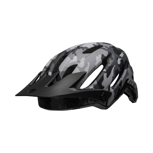 Casco MTB BELL 4FORTY nero/mimetico — vista rivolta a sinistra