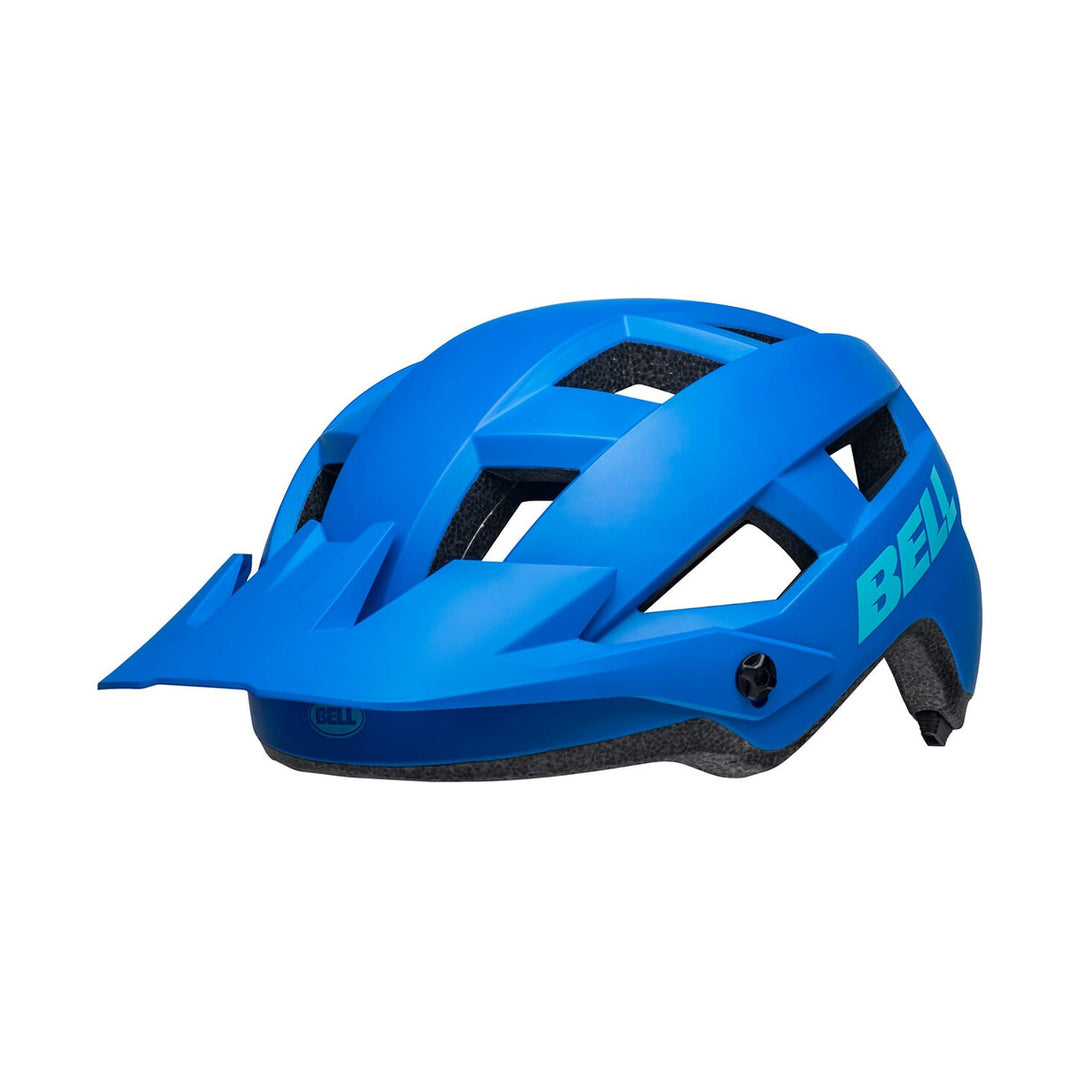 Casco MTB BELL SPARK 2 blu — vista rivolta a sinistra
