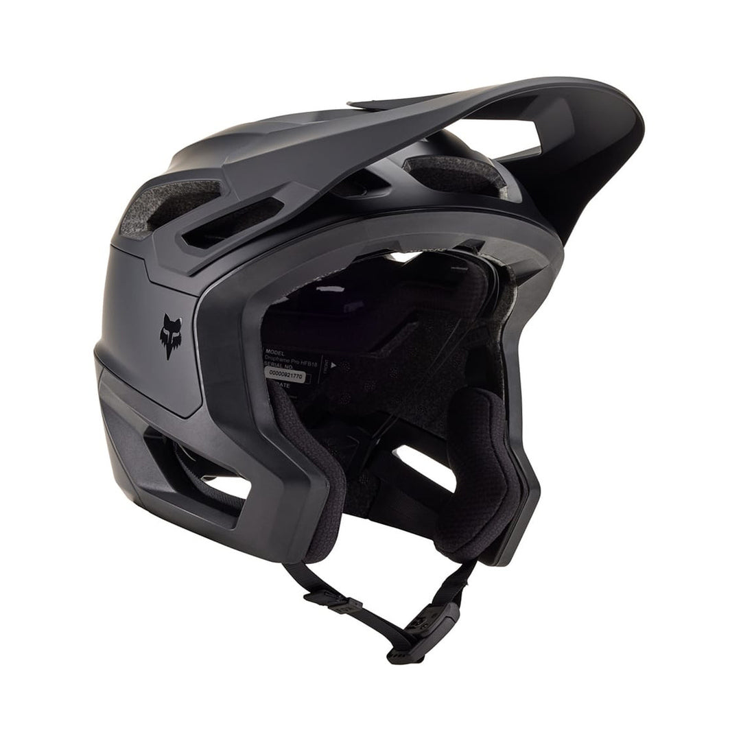 Casco MTB FOX DROPFRAME PRO MIPS nero — vista del prodotto