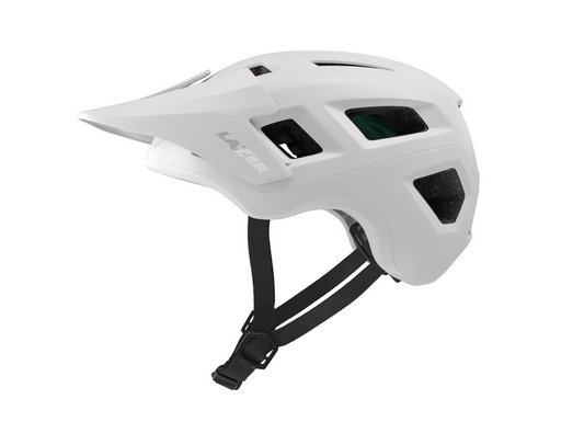 Casco MTB LAZER COYOTTE KINETICORE bianco opaco — vista principale