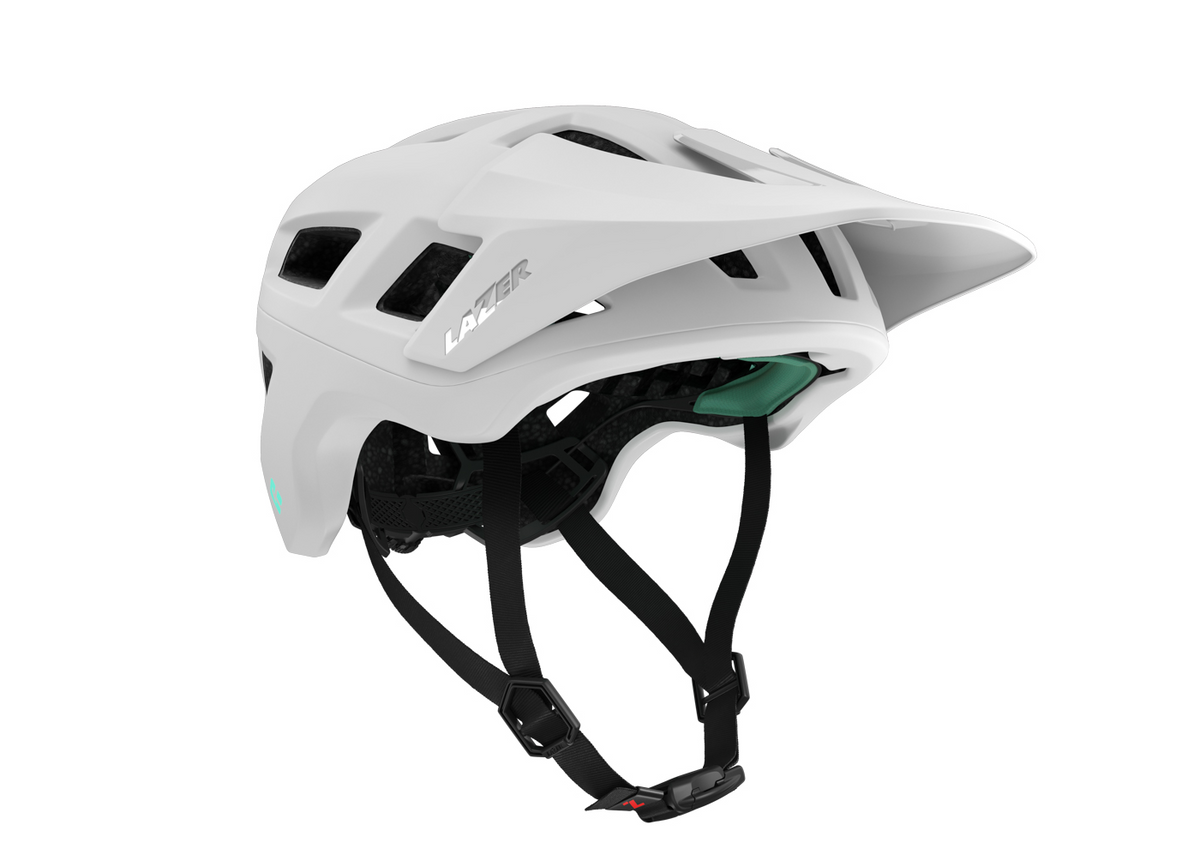 Casco MTB LAZER COYOTTE KINETICORE bianco opaco — vista aggiuntiva 2