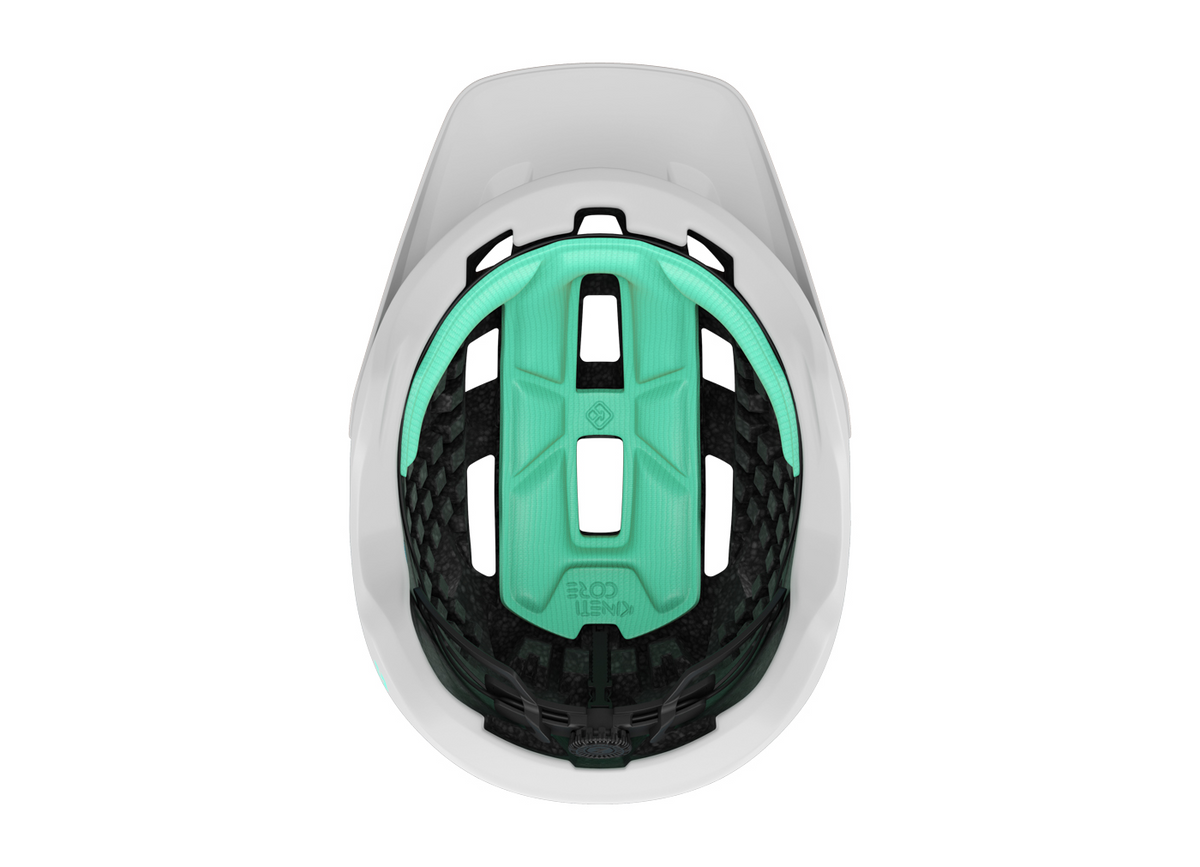 Casco MTB LAZER COYOTTE KINETICORE bianco opaco — vista aggiuntiva 7