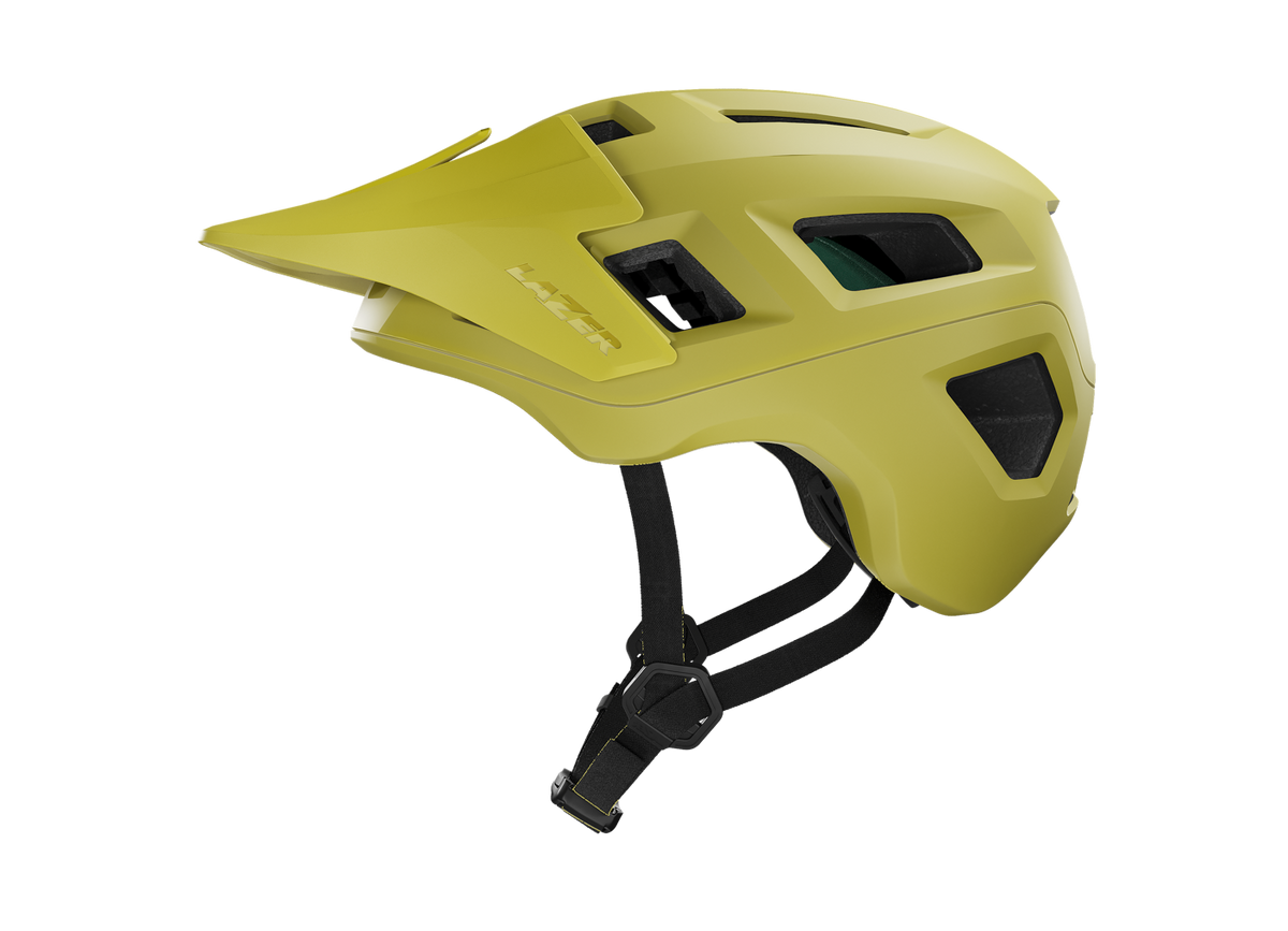 Casco MTB LAZER COYOTTE KINETICORE verde opaco — vista principale