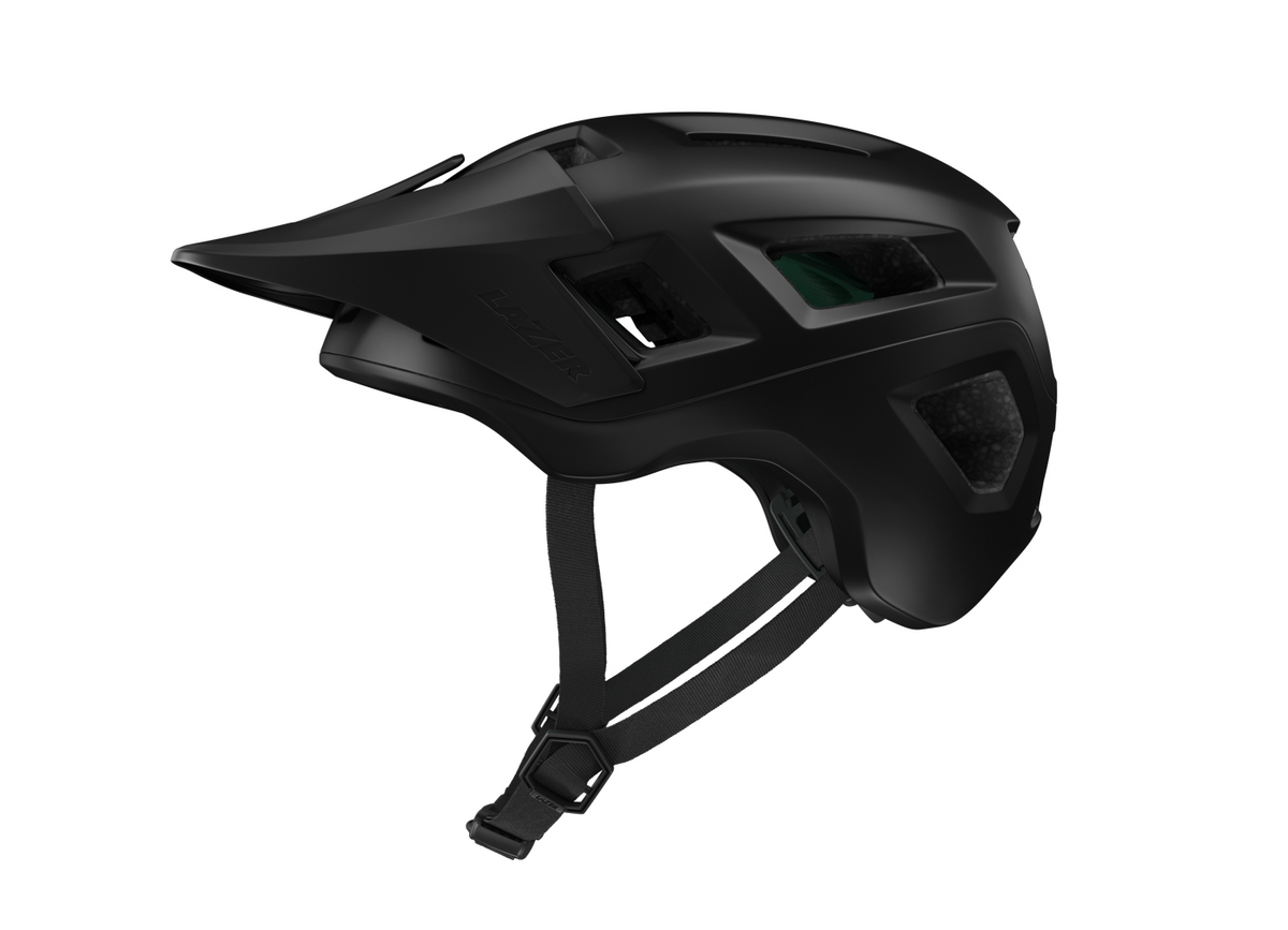 Casco MTB LAZER COYOTTE KINETICORE nero opaco — vista principale