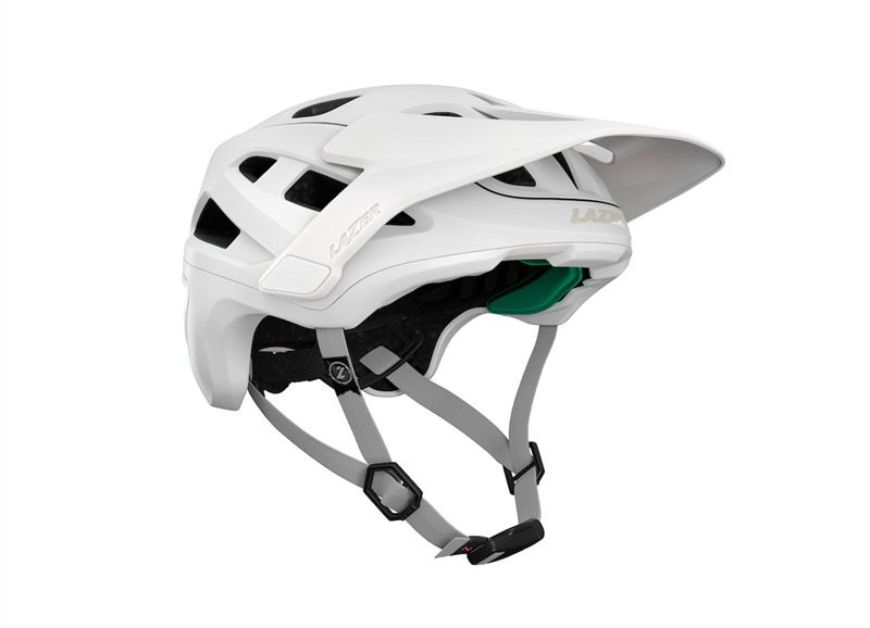 Casco MTB LAZER JACKAL KINETICORE bianco opaco — vista aggiuntiva 6