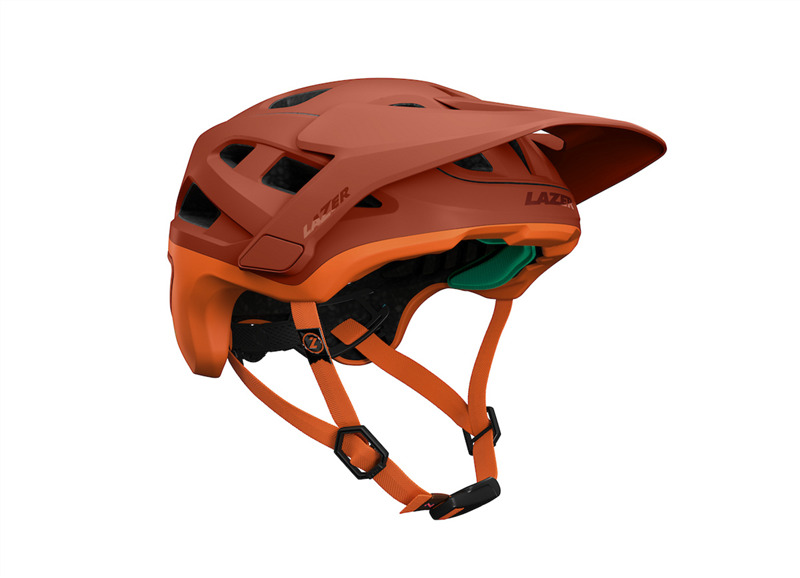 Casco MTB LAZER JACKAL KINETICORE arancione ruggine — vista aggiuntiva 2
