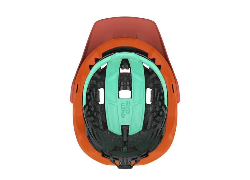 Casco MTB LAZER JACKAL KINETICORE arancione ruggine — vista aggiuntiva 7