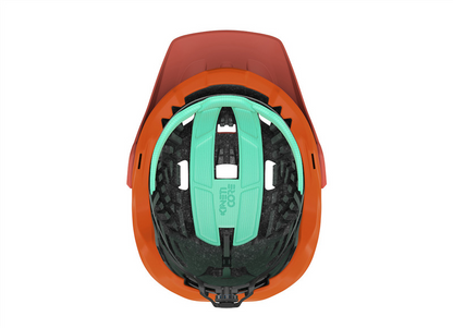 Casco MTB LAZER JACKAL KINETICORE arancione ruggine — vista aggiuntiva 7