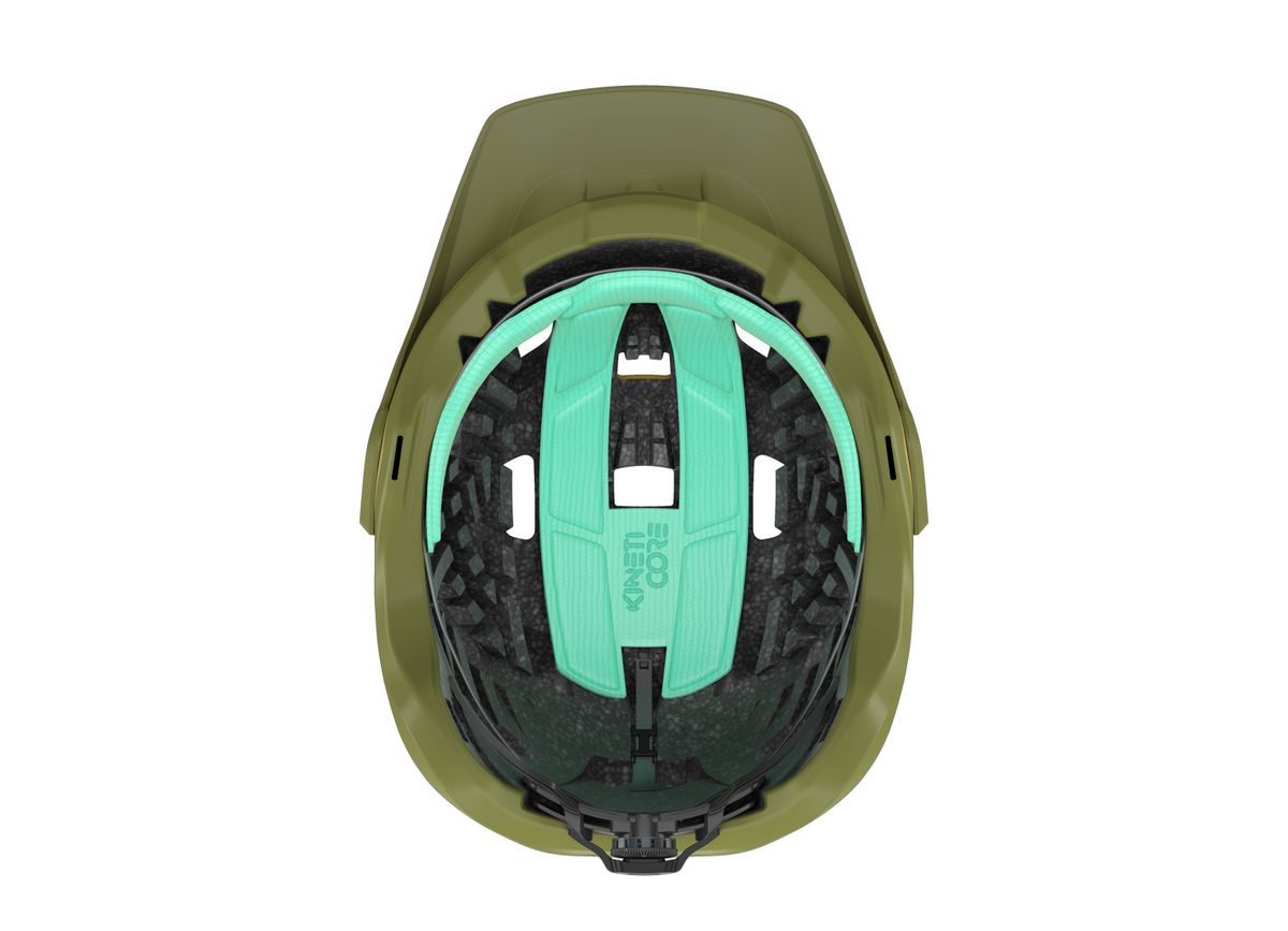 Casco MTB LAZER JACKAL KINETICORE verde — vista aggiuntiva 4