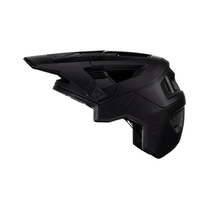 Casco MTB LEATT MTB ALL MOUNTAIN 4.0 nero — vista rivolta a sinistra