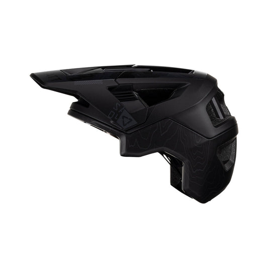 Casco MTB LEATT MTB ALL MOUNTAIN 4.0 nero — vista rivolta a sinistra