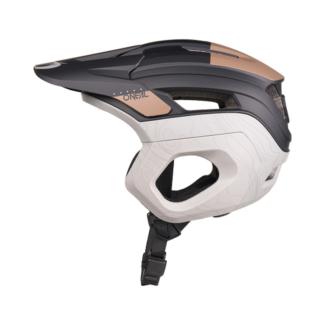 Casco MTB O'NEAL TRAPPER EVO SOLID nero/marrone/grigio — vista del prodotto