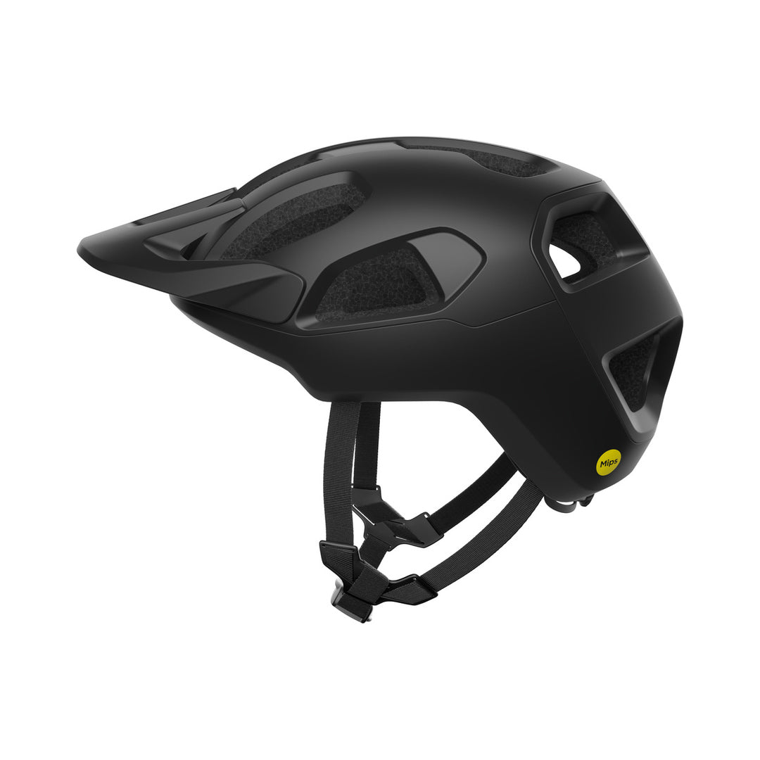 Casco MTB POC CULARIS nero opaco — vista del prodotto