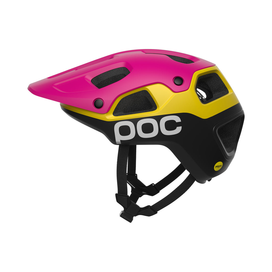 Casco MTB POC CULARIS PURE rosa/giallo/nero — vista del prodotto